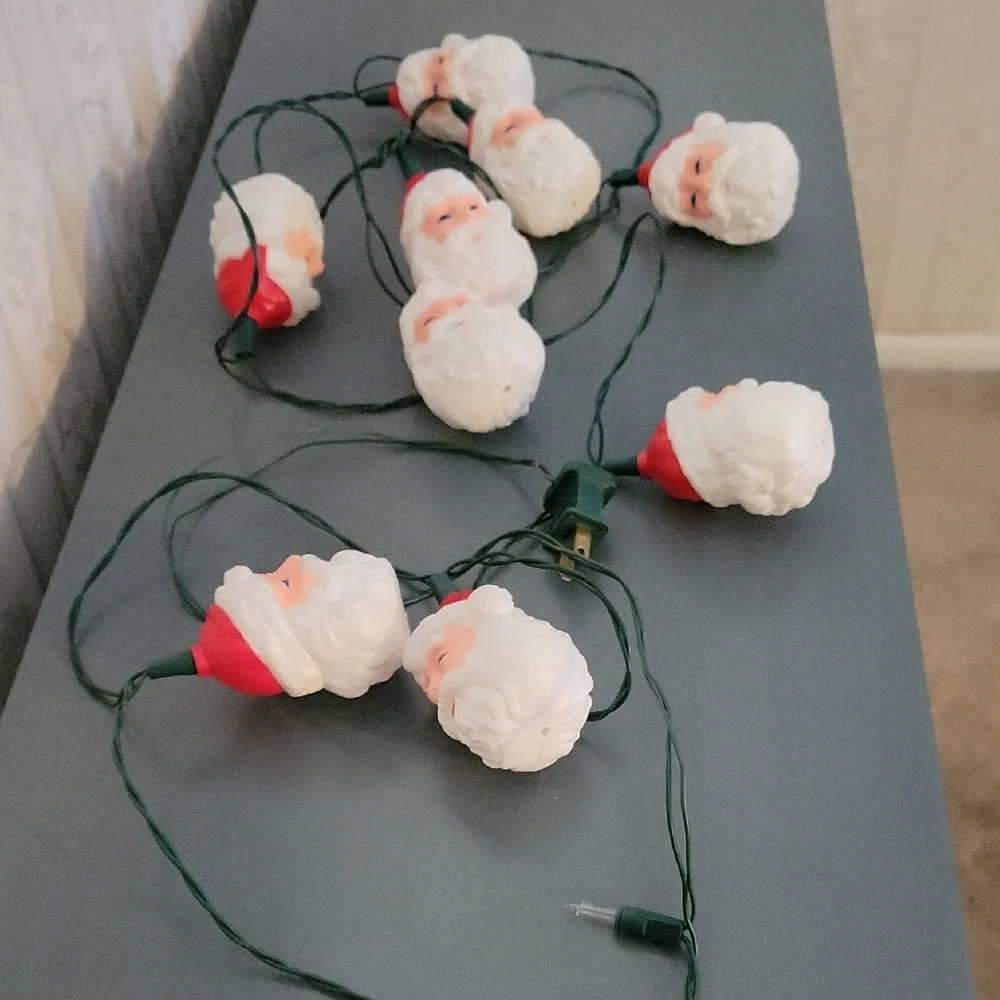 Festive Santa String Lights